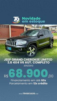 JEEP GRAND CHEROKEE 3.6 LAREDO 4X4 V6 24V GASOLINA 4P AUTOMÁTICO JEEP GRAND CHEROKEE 3.6 LAREDO 4X4 V6 24V GASOLINA 4P AUTOMÁTICO